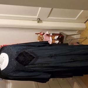 Wicca/Bohemian Long Gown Dark Blue 3X